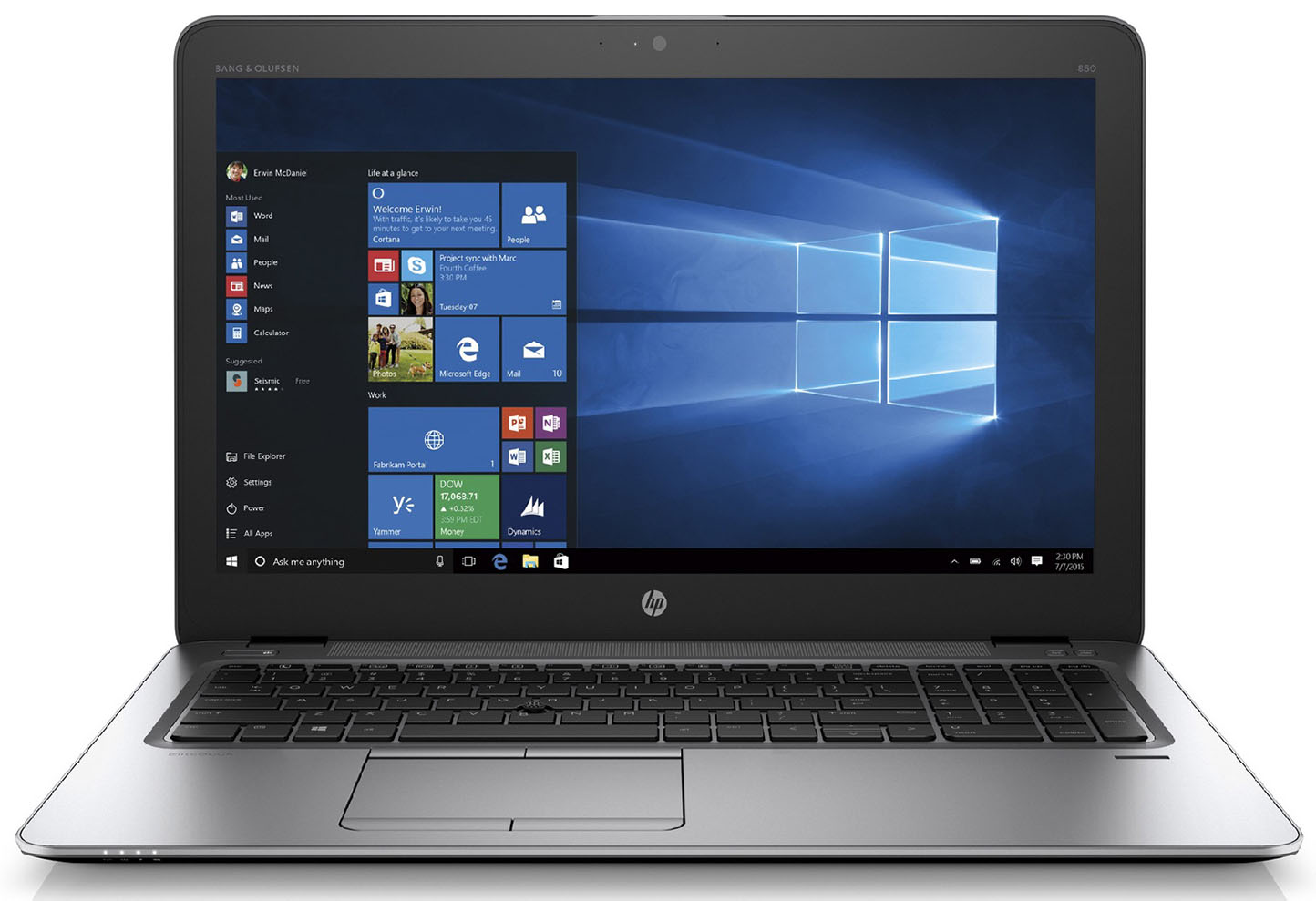 HP ProBook 850 G4 Core i5 7th Gen 8GB RAM 256GB SSD 15.6″ FHD Business Laptop – Khan Multimedia BD